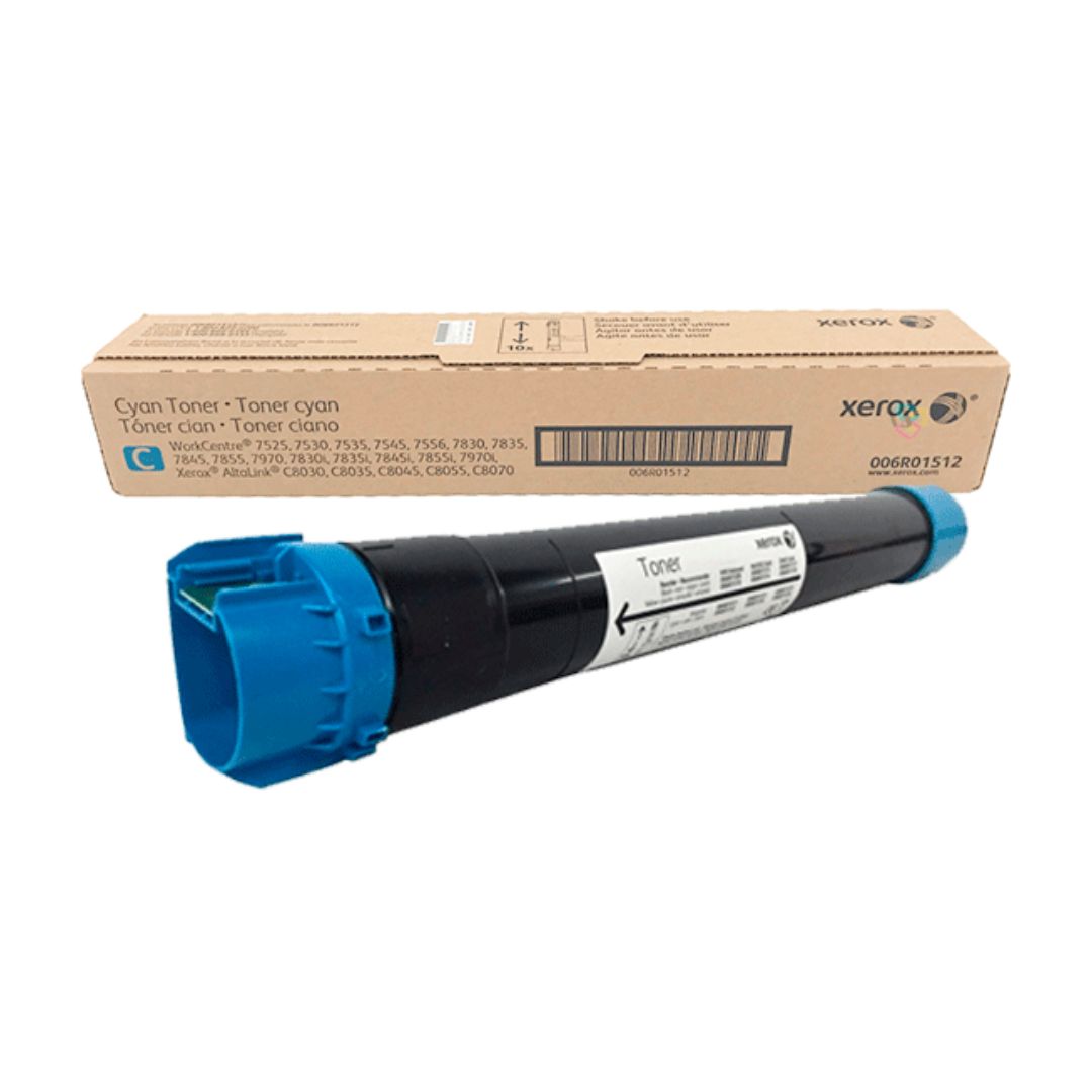 New, Pre-Owned - Xerox WorkCentre 7830/7835/7845/7855Â Cyan Toner Cartridge, 006R01512