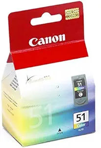 New, Pre-Owned - Canon CL-51 High Yield Tri-Color Ink Cartridge, 0618B002