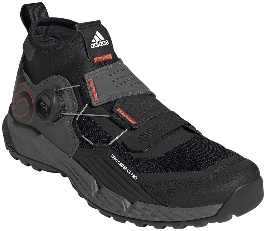 Five Ten Trailcross Pro Mountain Clipless Shoes - Women's Gray/Black/Red 8.5
