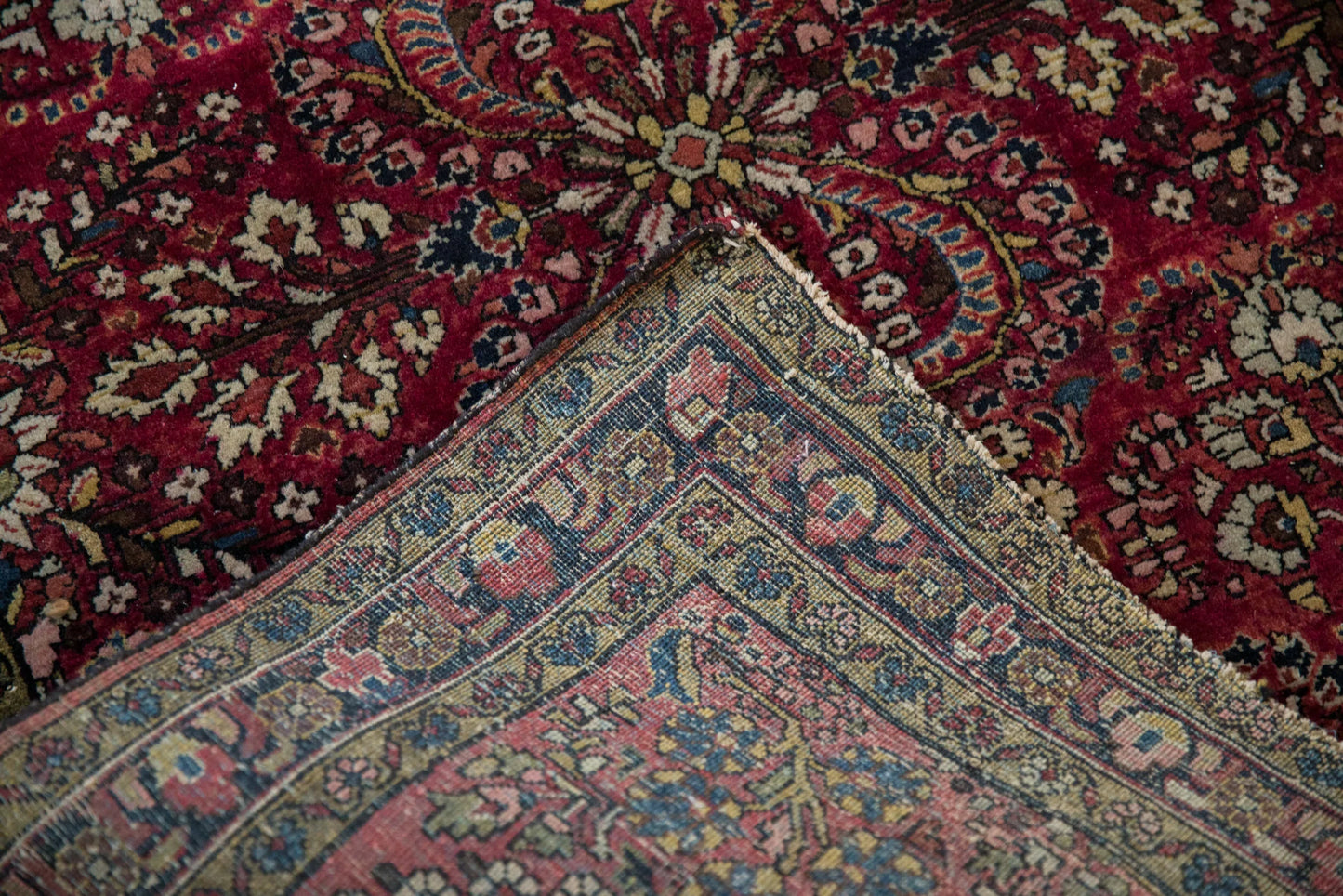 3x5 Antique German Sarouk Rug