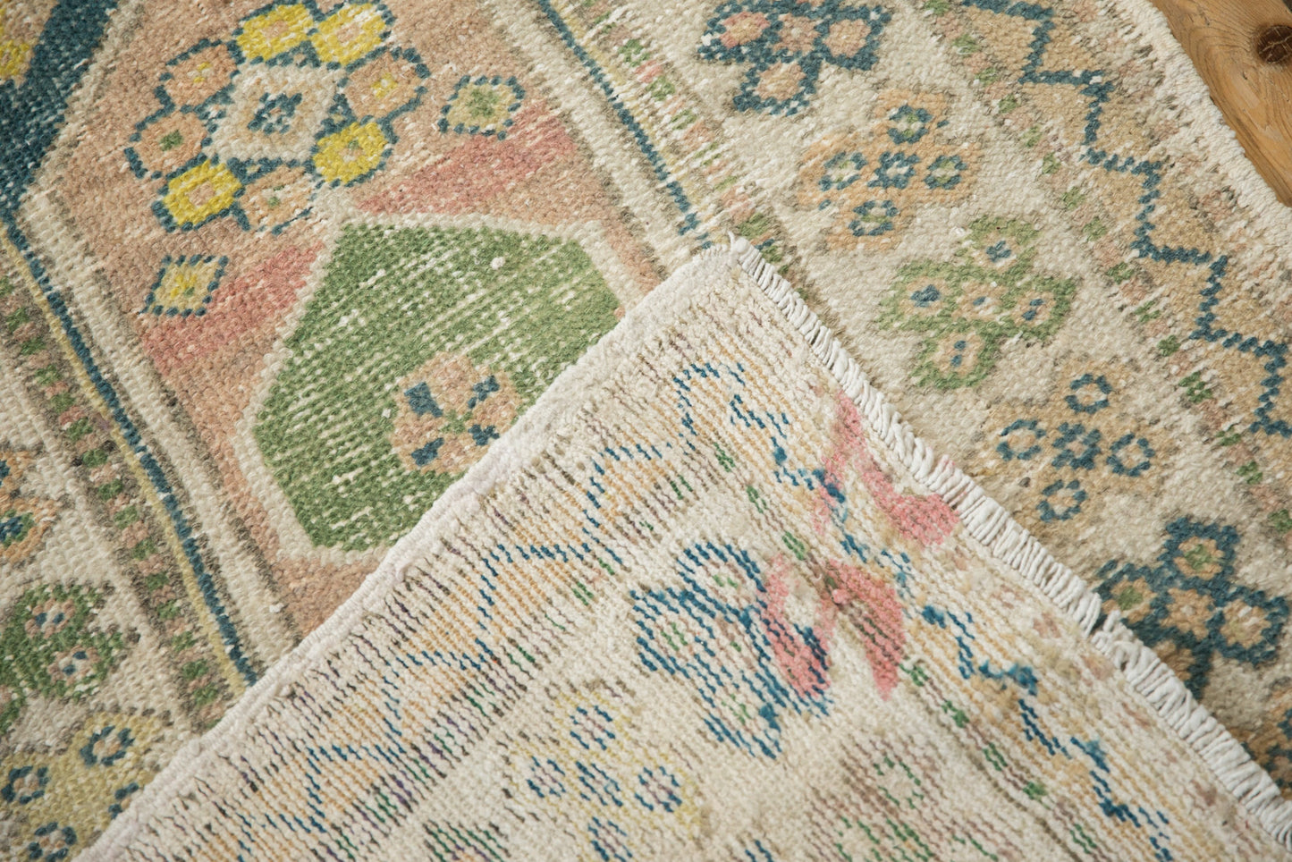 2.5x4 Vintage Distressed Oushak Rug