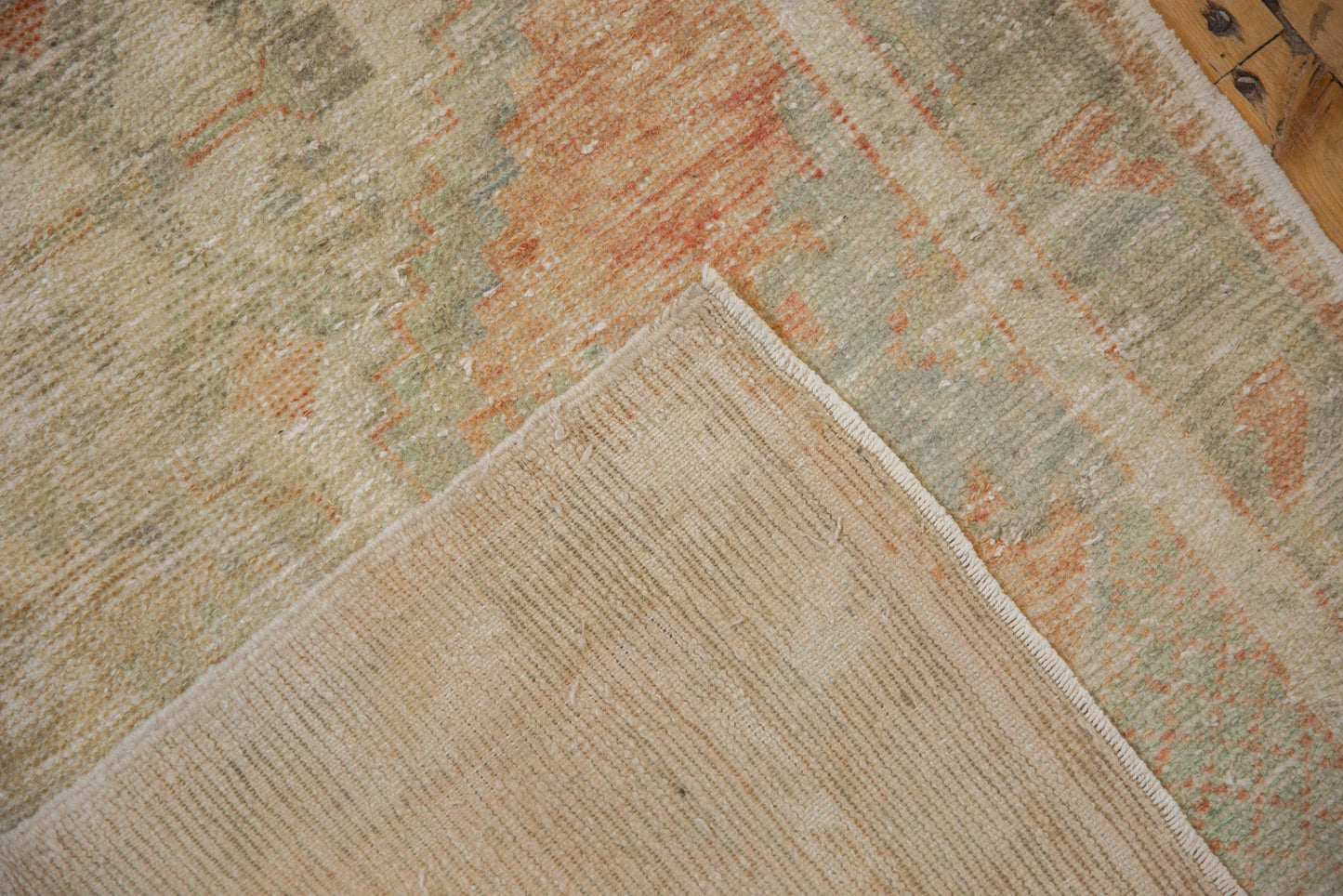 2.5x5.5 Vintage Distressed Oushak Rug Runner