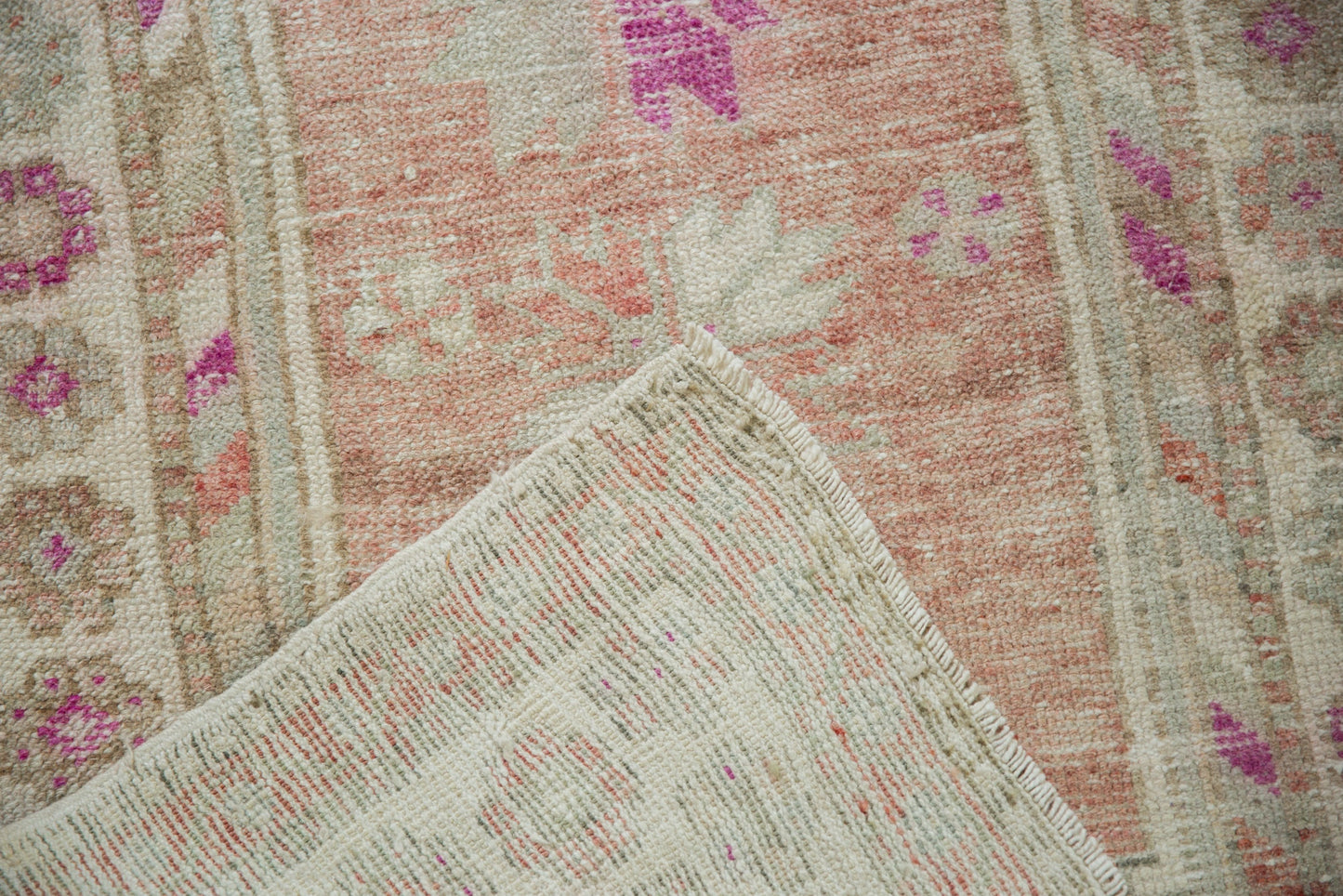 3x4.5 Vintage Distressed Oushak Rug