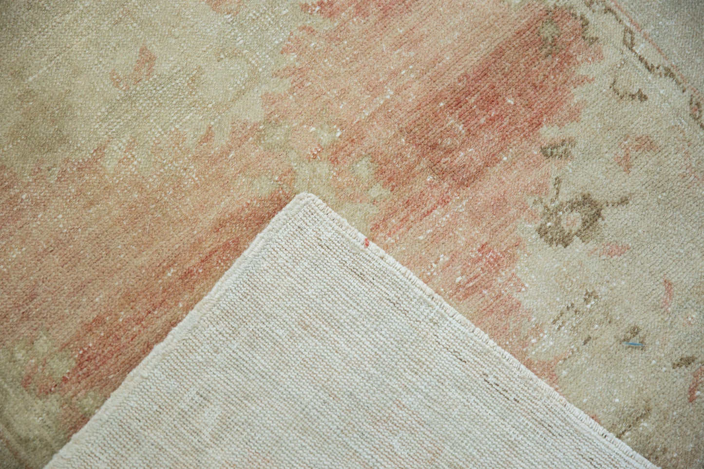 3.5x7 Vintage Distressed Oushak Rug Runner