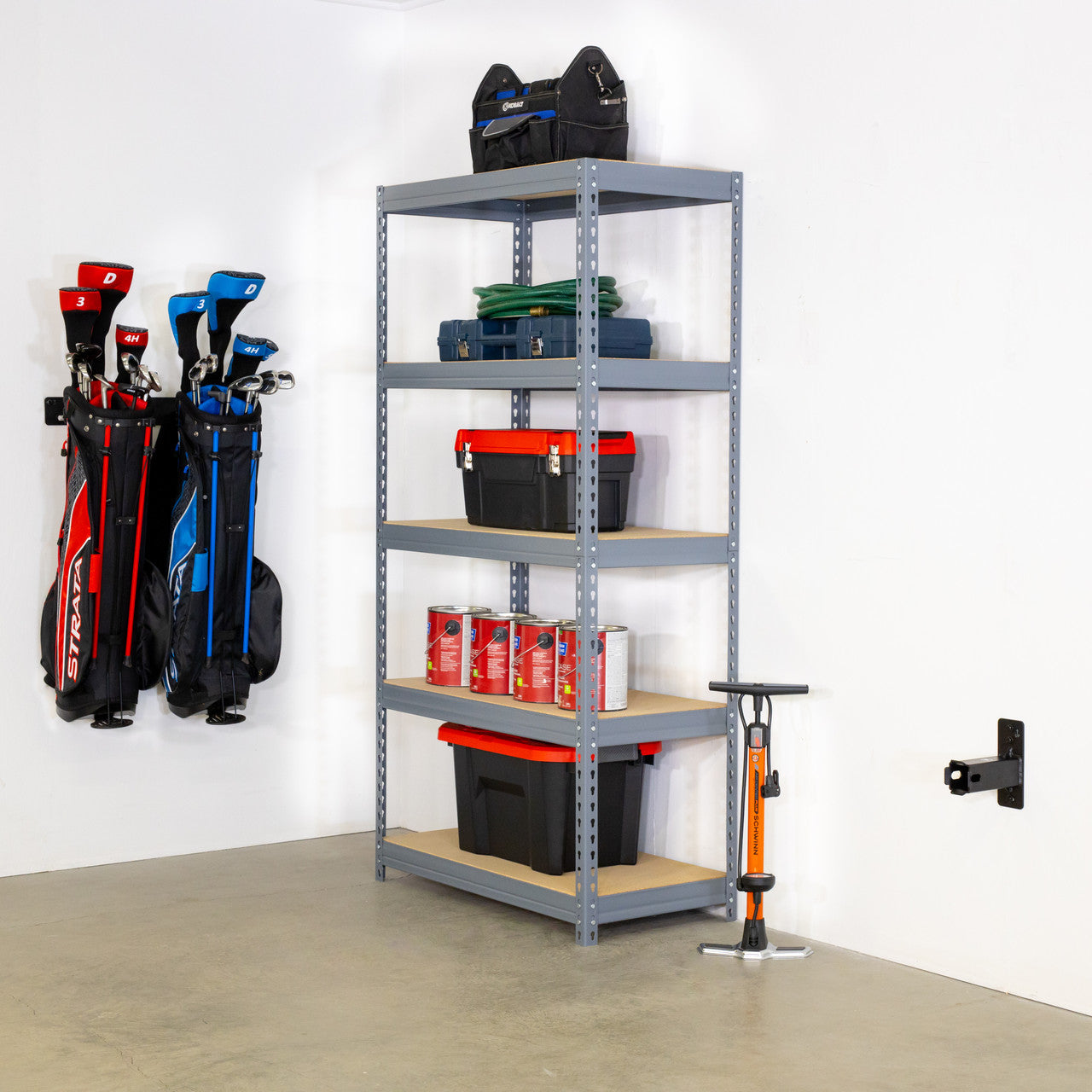 1.25" Hitch Wall Mount | Holds Bike or Cargo Car Rack