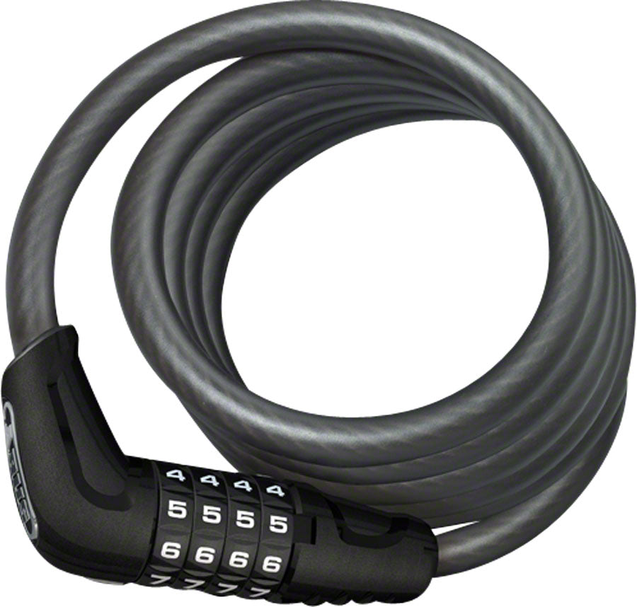 ABUS Numero 5510C Cable Lock -Combination 180cmx10mm With SCMU Seatpost Mount BLK