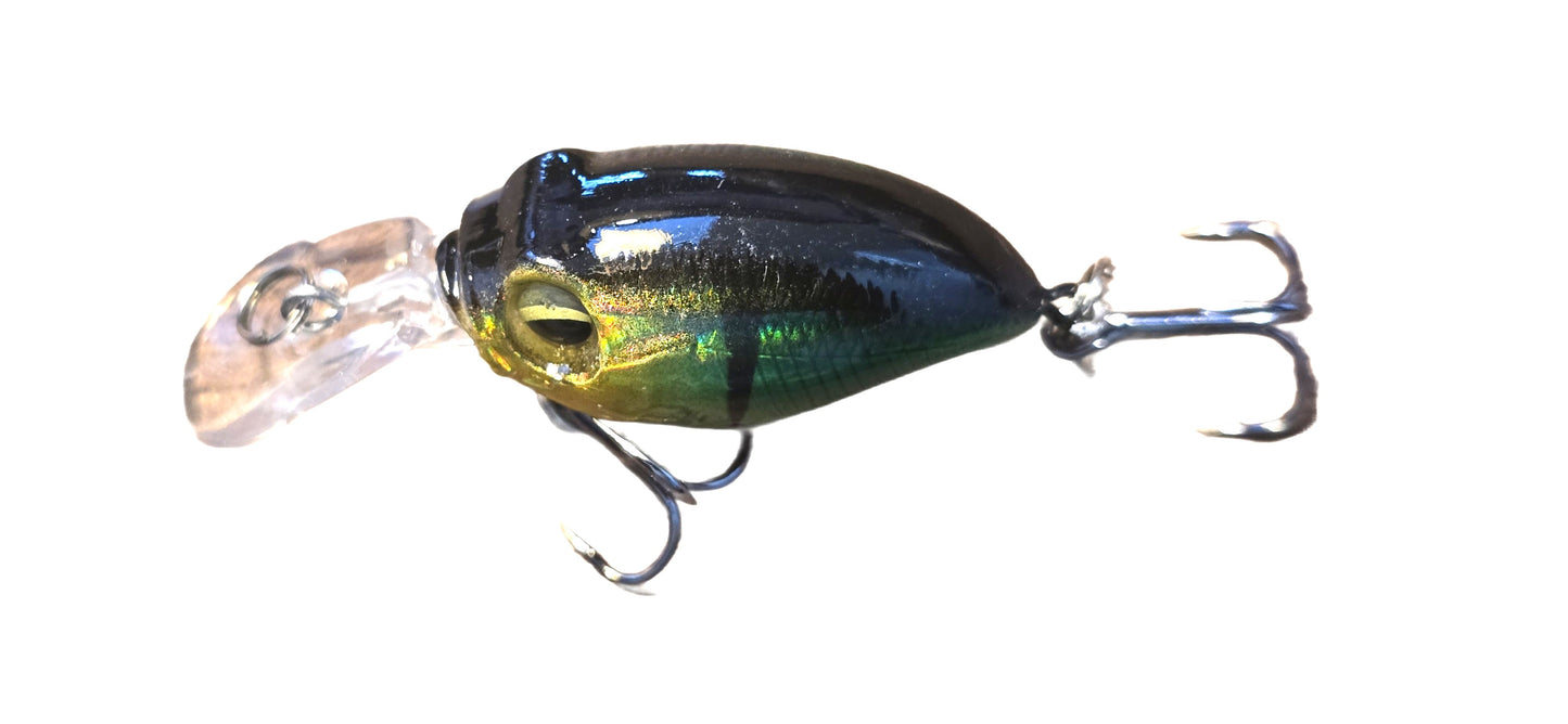 Mini Shad (0 - 3') - Black Back Green