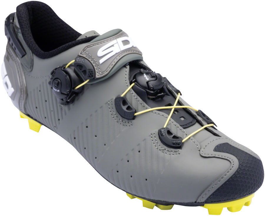 SIDI Drako 2S SRS Mountain Clipless Shoes - Men's Military Yellow 38.5