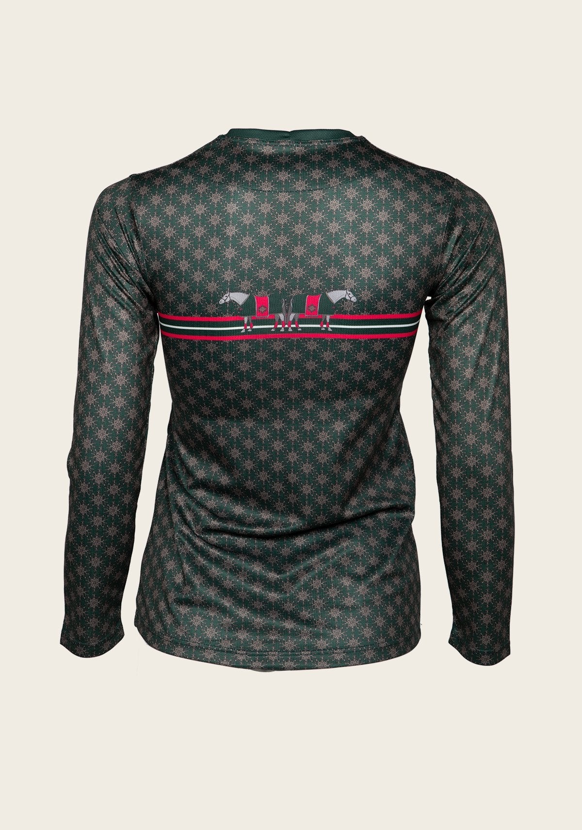 SALE Espoir Lumiere Green & Pink Stripe T-Shirt