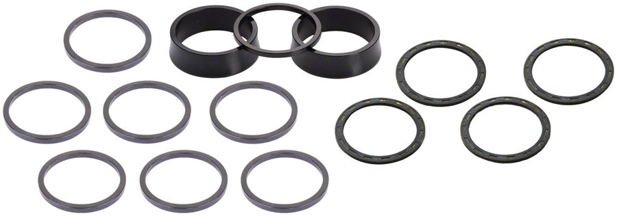 RaceFace Crankset Spacer Kit CINCH 30mm Spindle Systems - Aluminum BLK