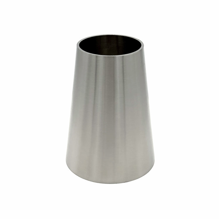 1.000" x 0.500" 16ga Butt-Weld Concentric Reducer - (31W) - Polished OD/ID - 316L Stainless