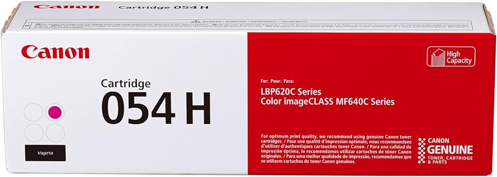 New, Pre-Owned - 054H High Yield Magenta LaserJet Toner Cartridge, 3026C001