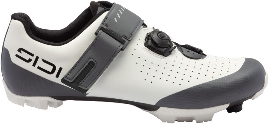 SIDI Physis Mountain Clipless Shoes - Men's Ice White/Anthracite 45