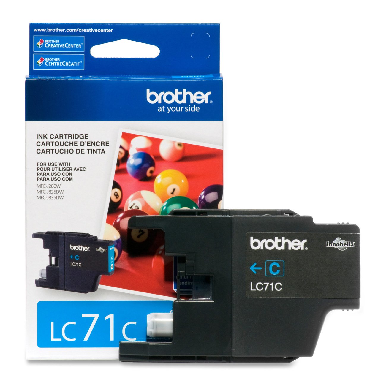 New, Pre-Owned - Brother LC71 Cyan Ink Cartridge