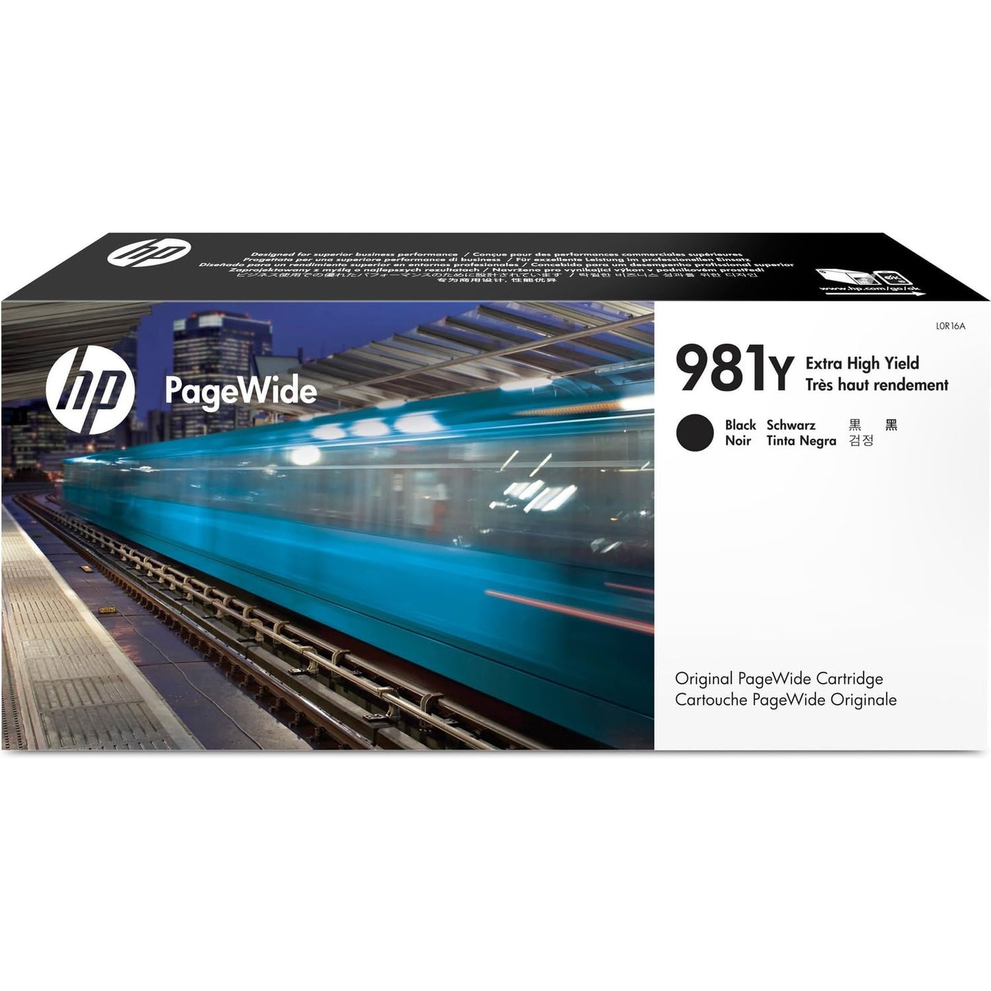 New, Pre-Owned - HP 981Y (L0R16A) Black Extra High Yield Ink Cartridge