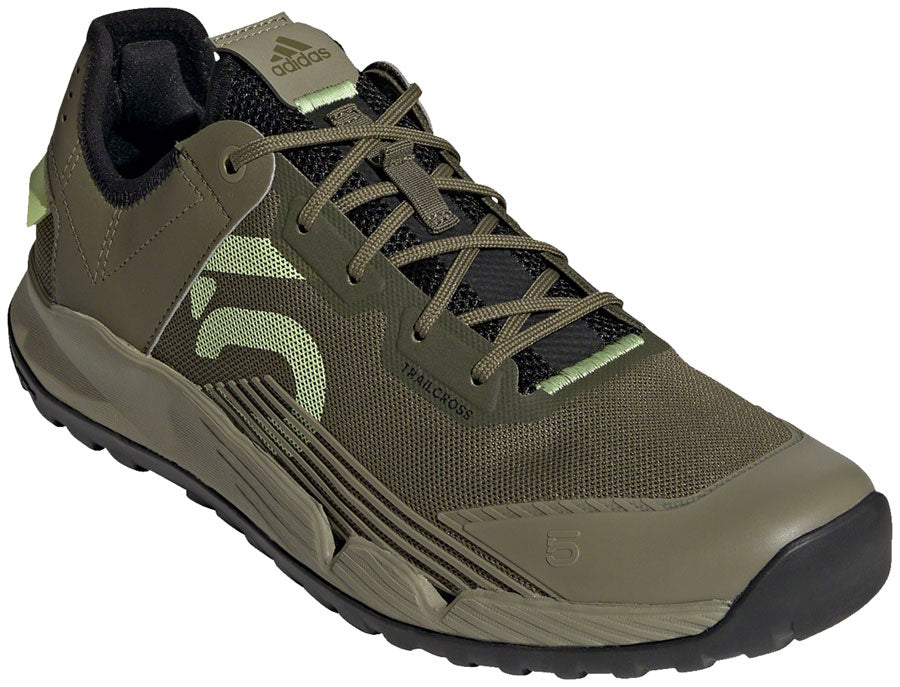 Five Ten Trailcross LT Flat Shoes - Men's Focus Olive/Pulse Lime/Orbit Green 10.5