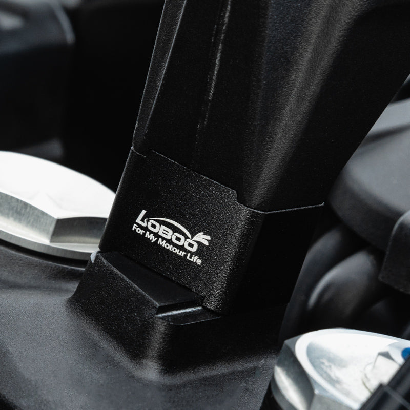 LOBOO Handlebar Risers for CFMOTO 800MT-X (2024-on) – 0.78 in CNC Aluminum Riser Kit, Black Anodized Finish