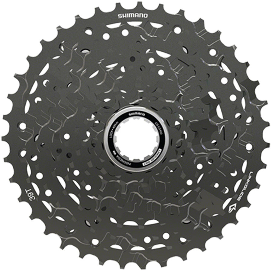 Shimano CUES CS-LG400-10 Cassette - 10-Speed 11-39t LINKGLIDE Black