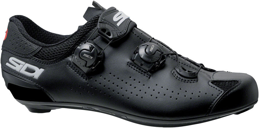 SIDI Genius 10 Road Shoes - Men's Black/Black 46.5