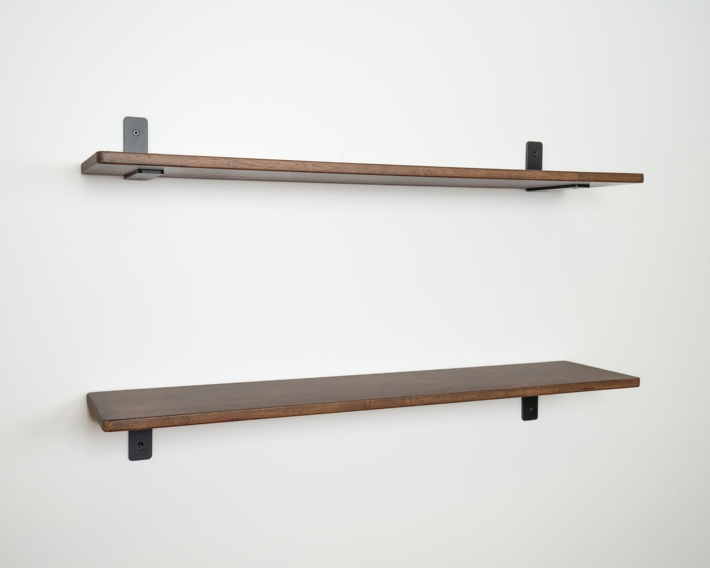 Kingsley Wood Shelf and Bracket Kit| Heavy Duty 8" and 12" Wall Shelves
