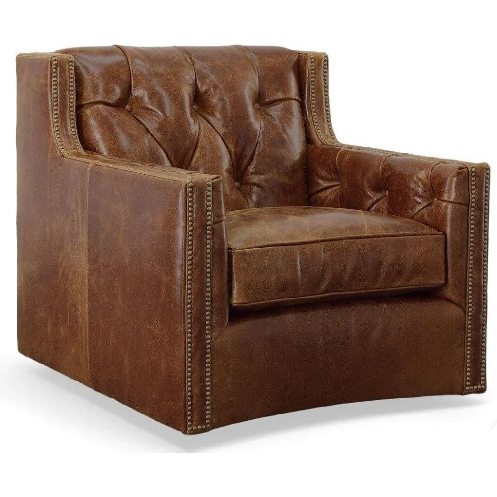 90 Green Leather Couch Henry Sofa