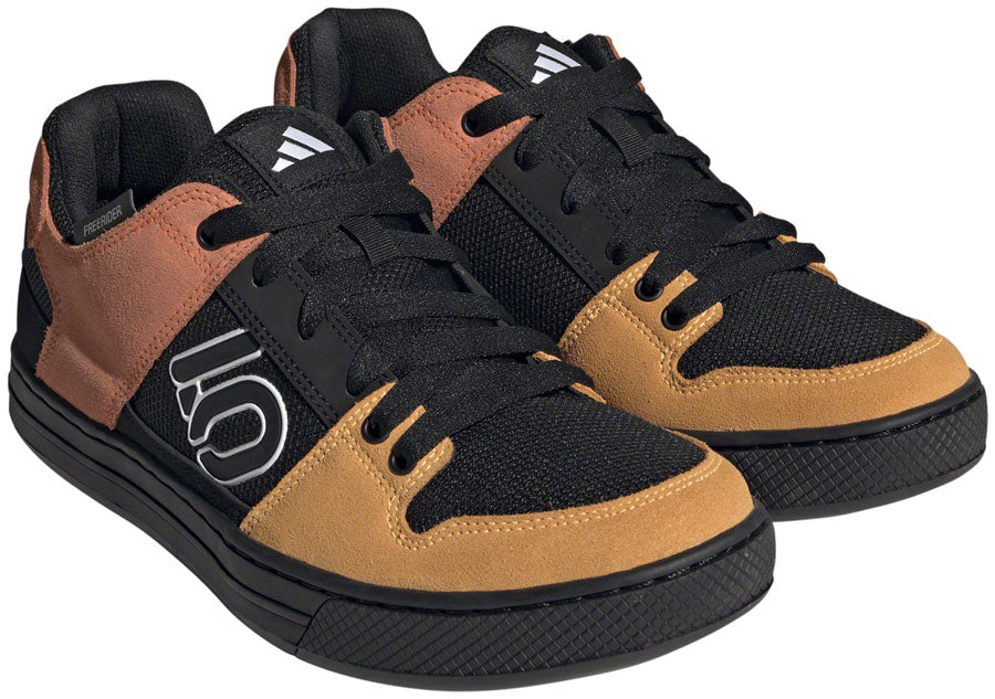 Five Ten Freerider Flat Shoes - Men's Core Black/Ftwr White/Impact Orange 8