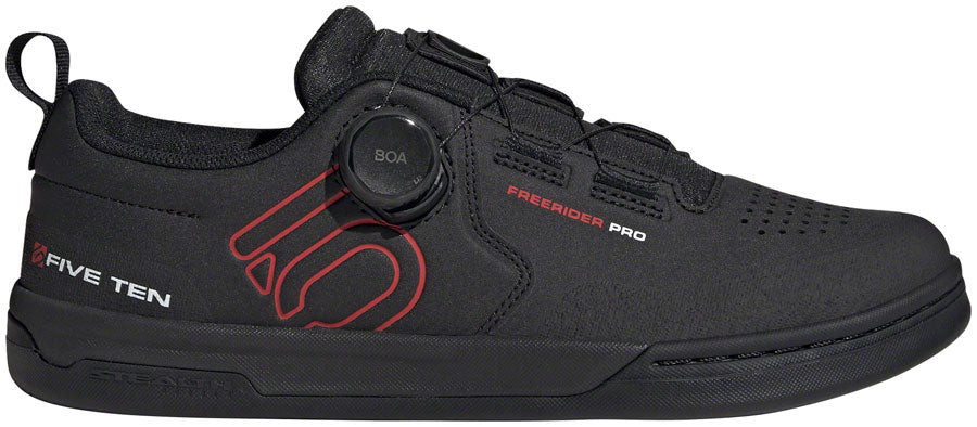 Five Ten Freerider Pro BOA Flat Shoes - Men's Core Black/Red/FTWR White 11