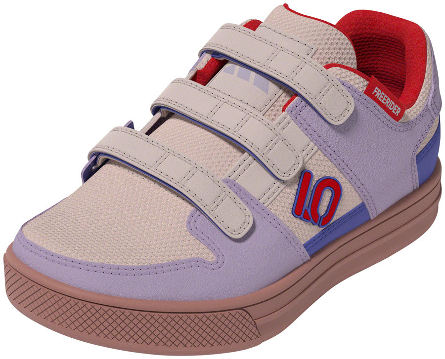 Five Ten Freerider Kid's VCS Flat Shoes - Putty Mauve/Pure Ruby/Semi Cobalt Blue 2.5