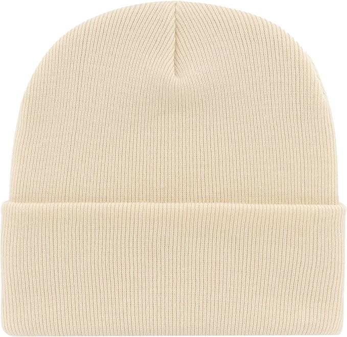 47 New York Yankees Haymaker Cuff Knit Stretch Fit Natural Logo Beanie