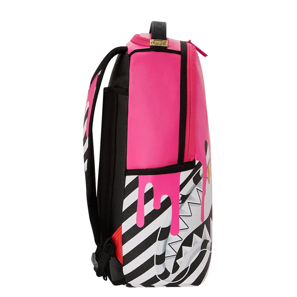 Sprayground Sharkmouth Pink Drops DLXSVF Backpack B4800