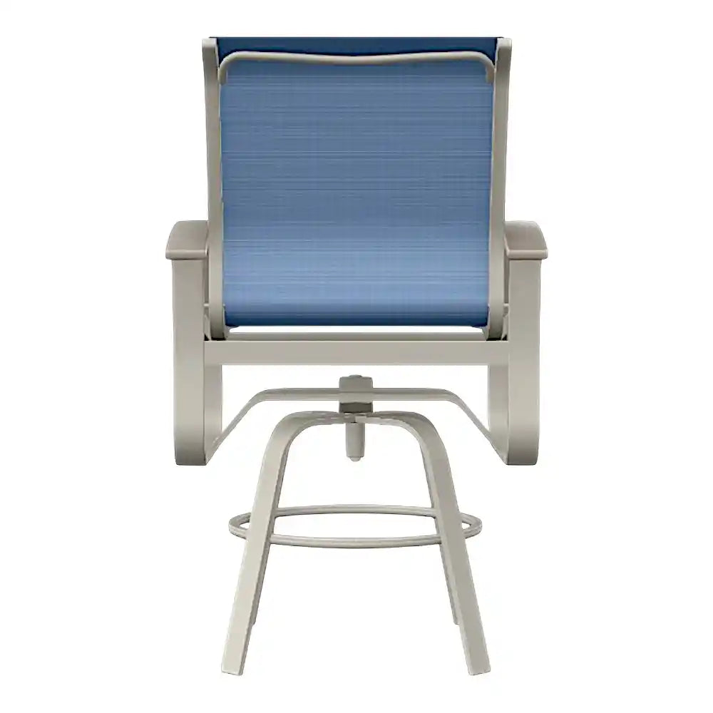 Belle Isle MGP Sling Balcony Height Swivel Arm Chair
