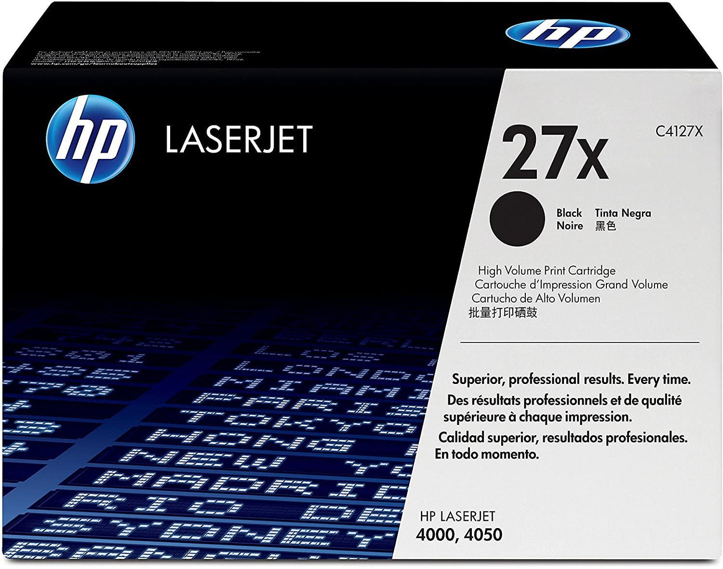 New, Pre-Owned - HP 27X High Yield Black Toner Cartridge, C4127X