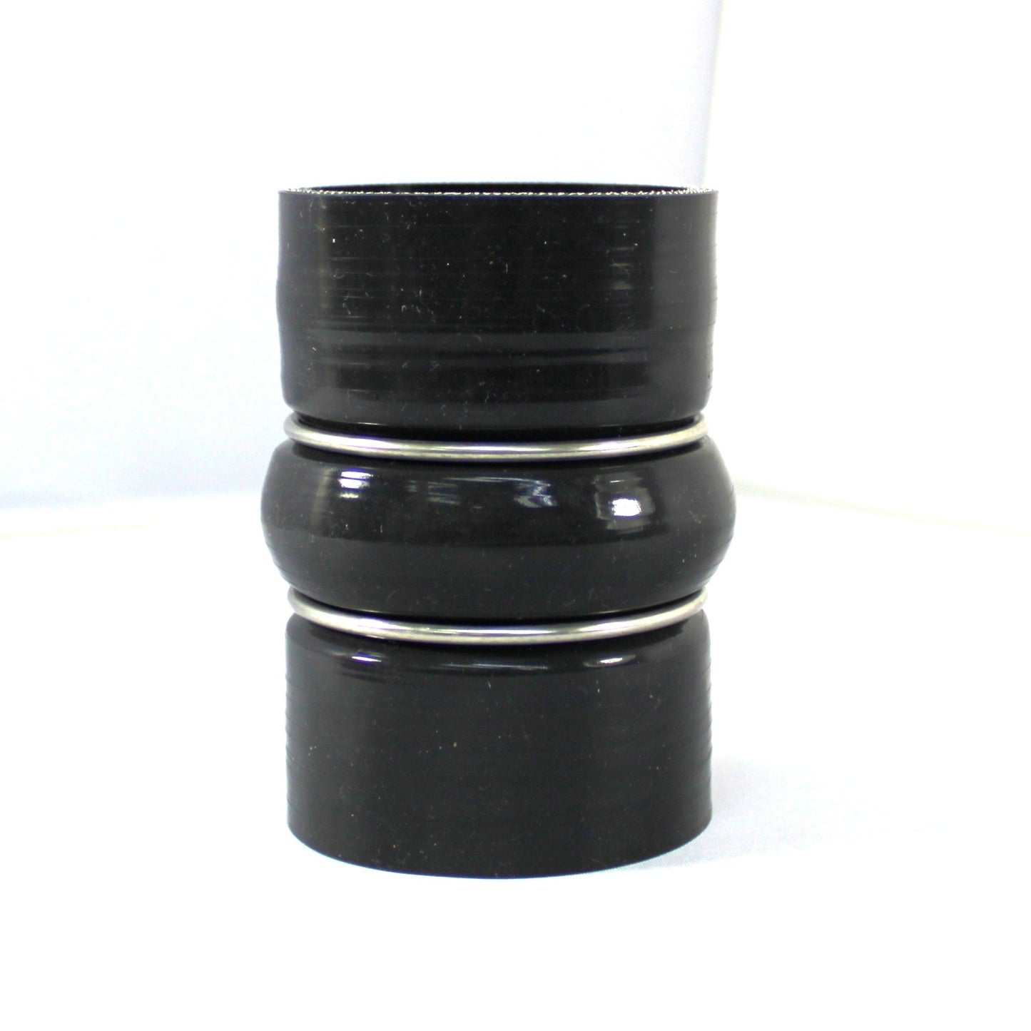 Charge Air Cooler Hose - 2.32" ID X 4" Long - Flourosilicone Lined Gloss Black Aramid 500F