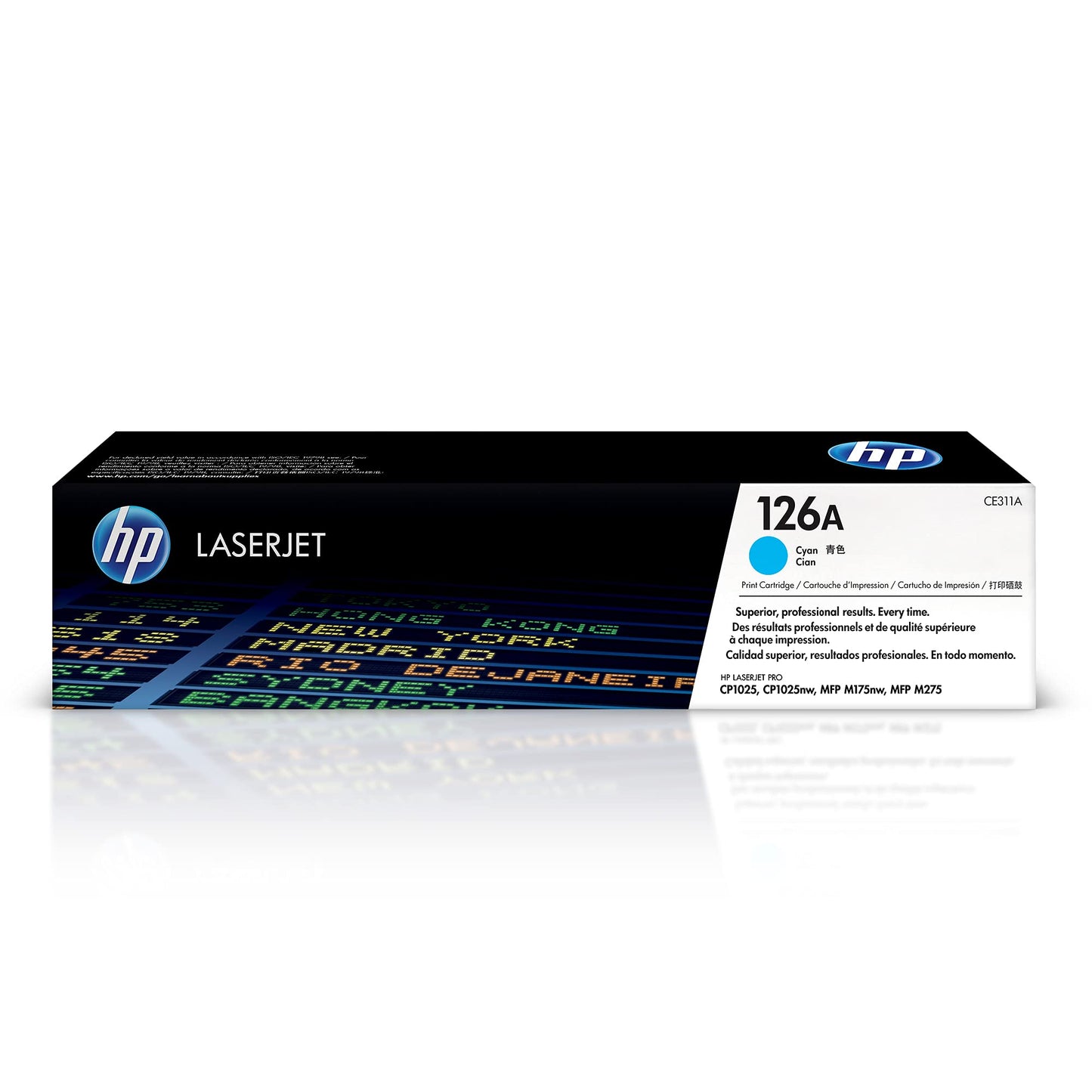 New, Pre-Owned - HP 126A Standard Yield Cyan Toner Cartridge, CE311A (1000 Pages)