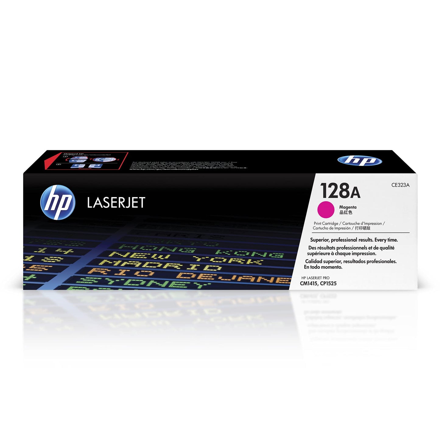 New, Pre-Owned - HP 128A Standard Yield Magenta Toner Cartridge, CE323A