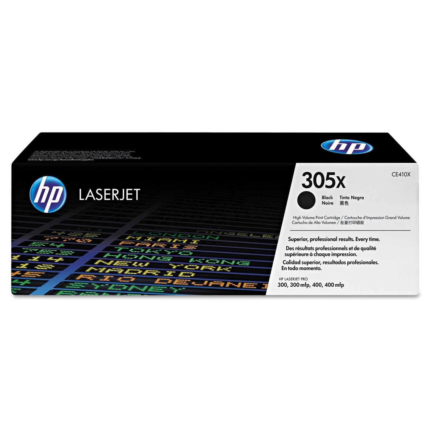 New, Pre-Owned - HP 305X High-Yield Black LaserJet Toner Cartridge, CE410X