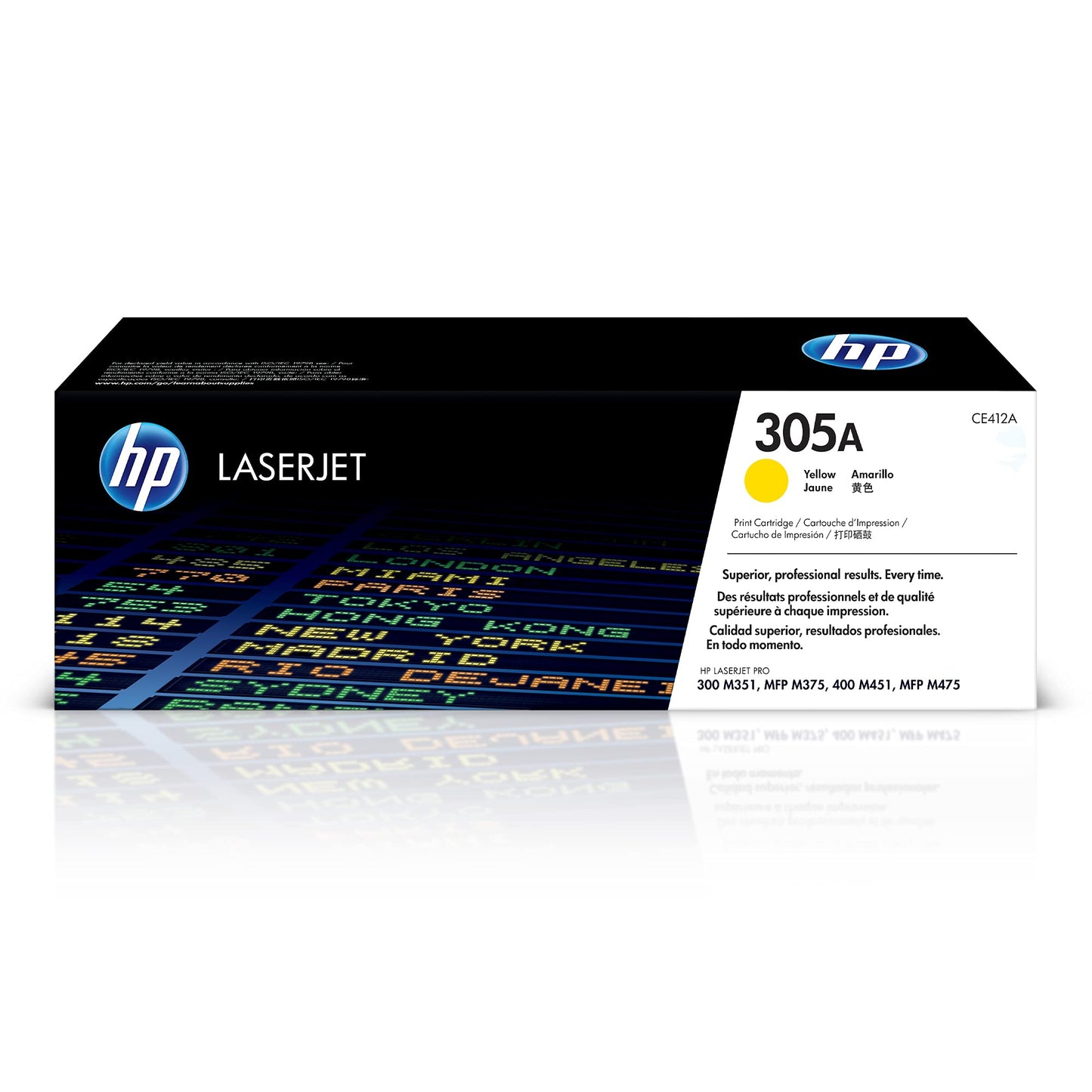 New, Pre-Owned - HP 305A Standard-Yield Yellow New, Pre-Owned - Toner Cartridge, CE412A
