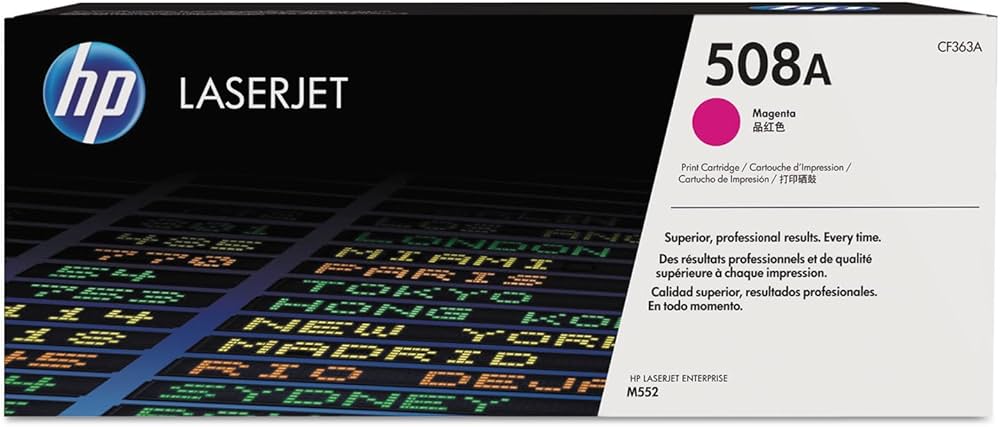 New, Pre-Owned - HP 508A Standard-Yield Magenta Toner Cartridge, CF363A