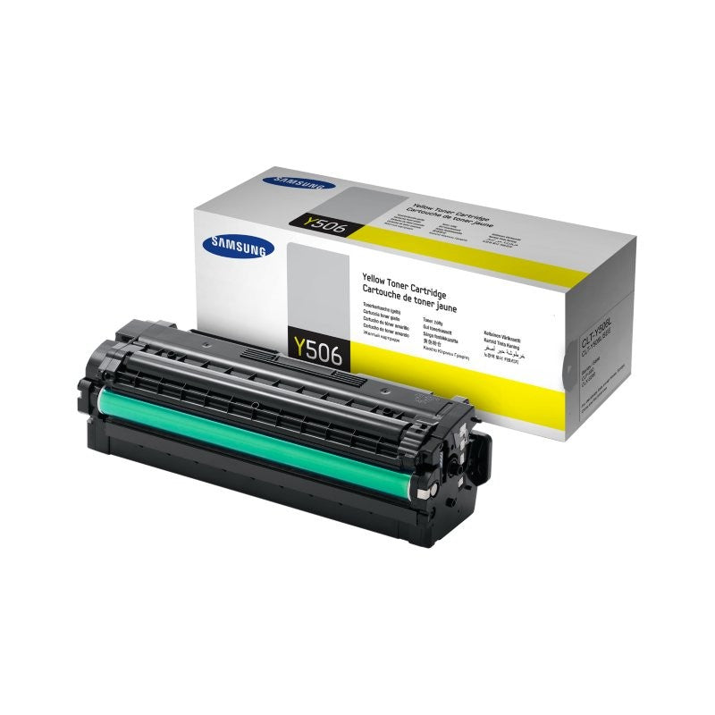 New, Pre-Owned - Samsung Y506L High Yield Yellow Toner Cartridge, CLT-Y506L