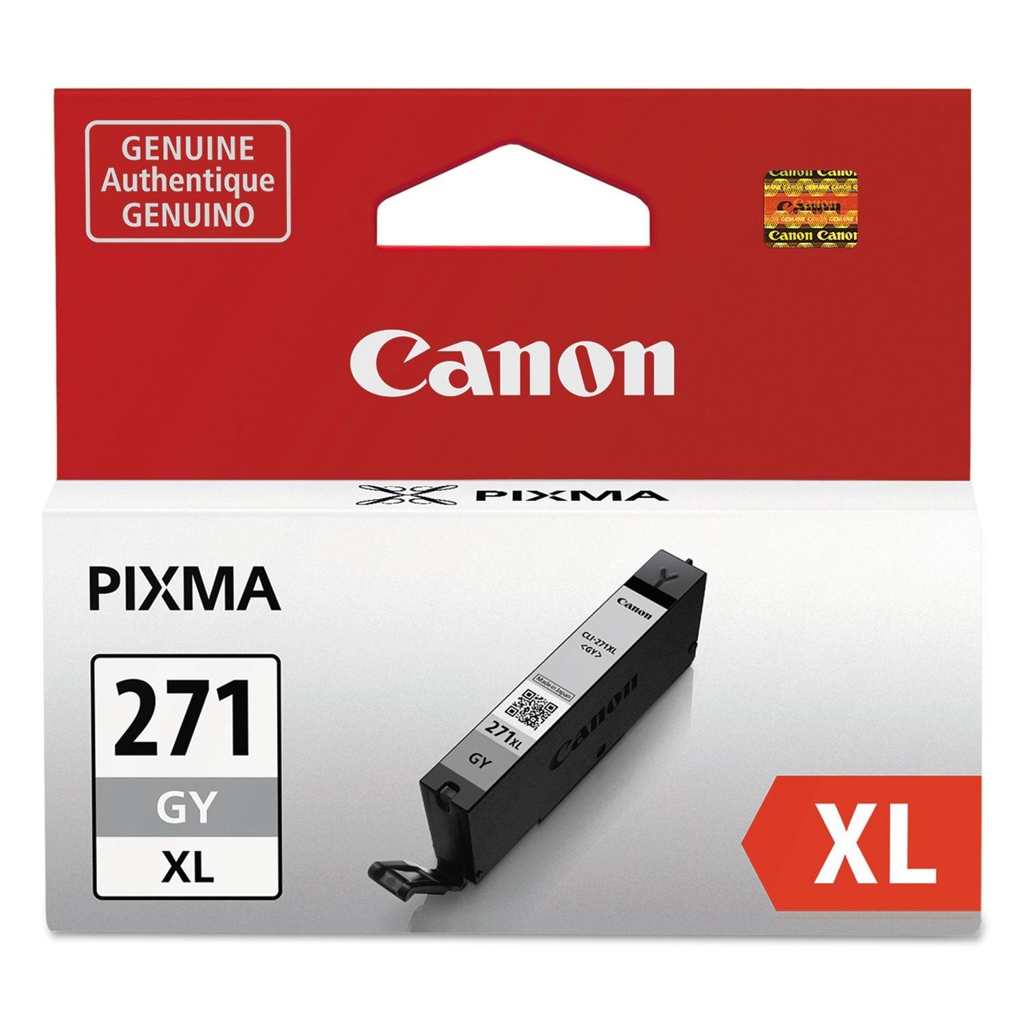 New, Pre-Owned - CLI-271XL High Yield Gray Inkjet Cartridge, 0340C001