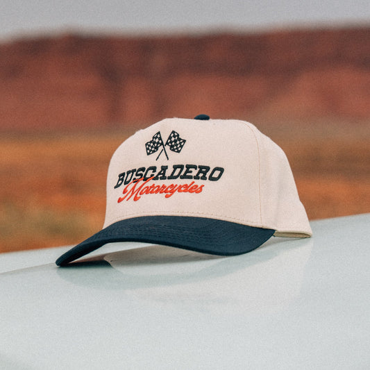 'Grand Prix' Two Tone Mid Profile Hat