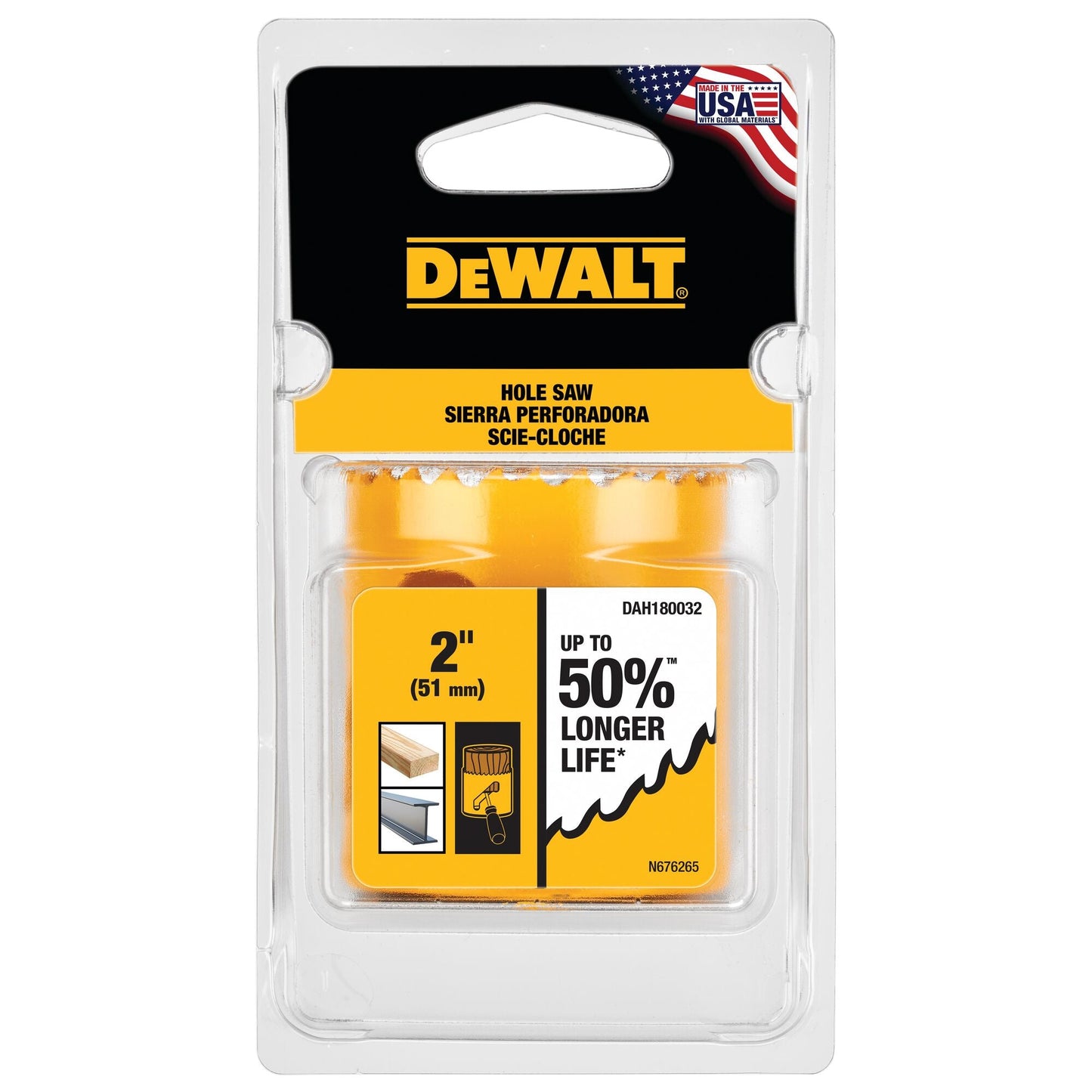 DeWalt DAH180034 2-1/8 (54Mm) Hole Saw