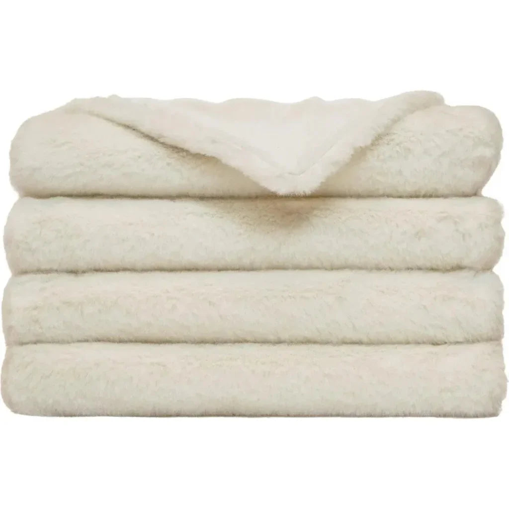 Furocious Corded Throw - Cream
