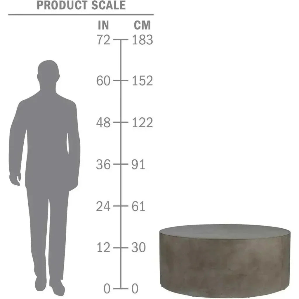 Grand Louis Slate Grey Outdoor Coffee Table