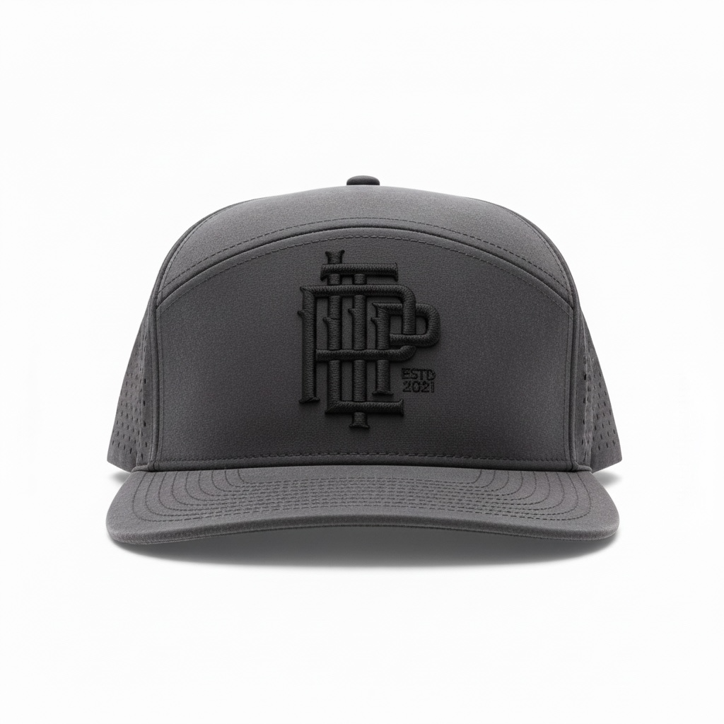 Gray on black SnapBack