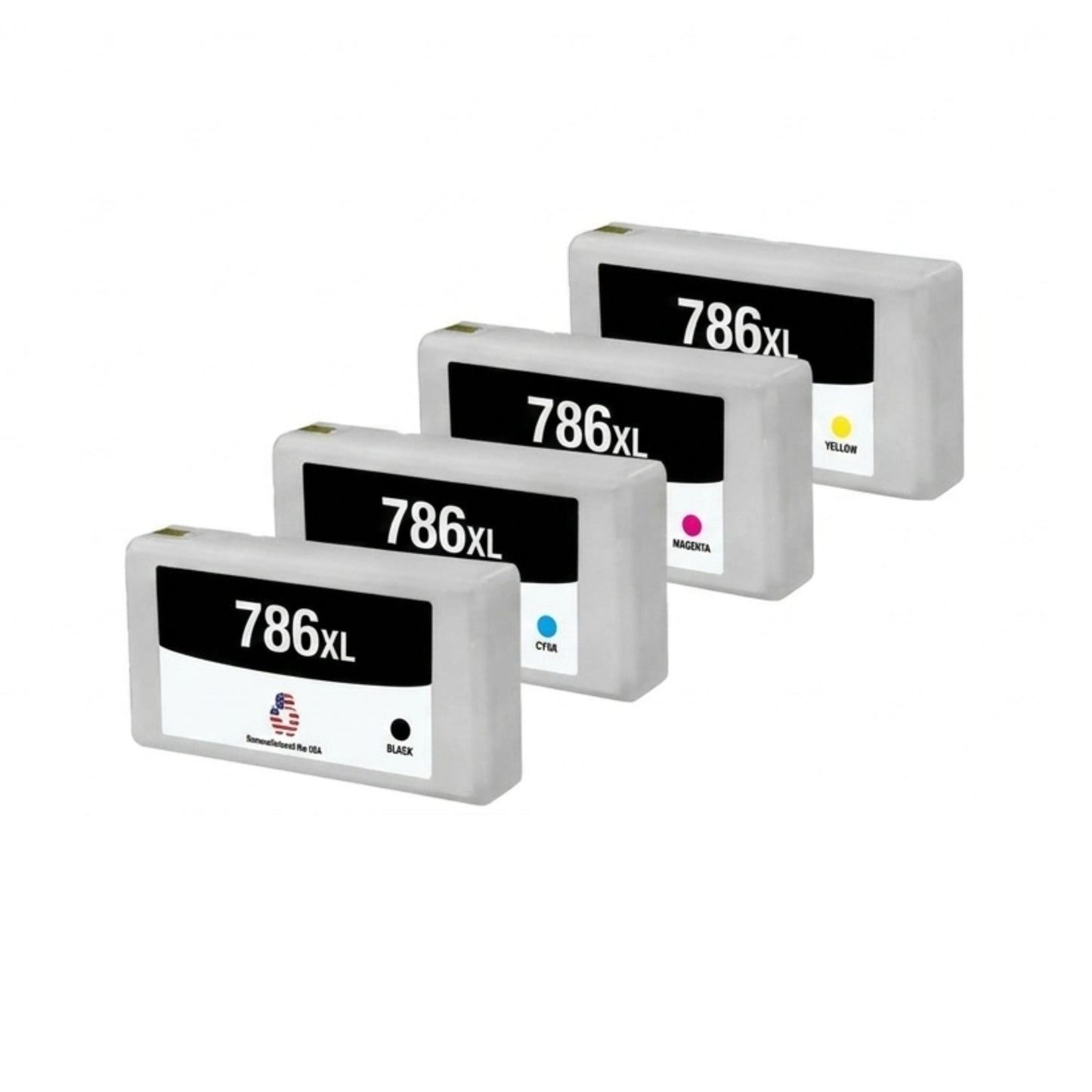 US Remanufactured Epson T786XL Multi-Color Ink Cartridge, T786XL-BCS