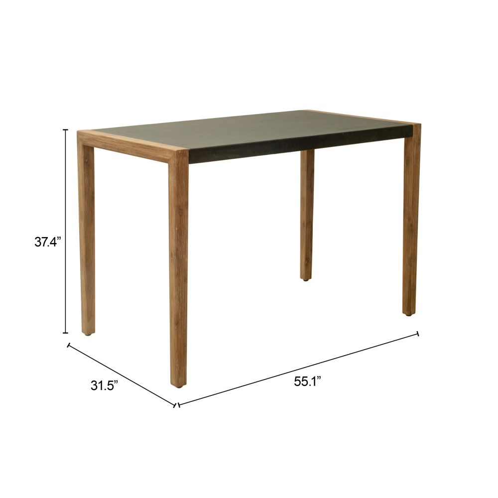 Kata Terrazzo Top Rectangular Counter Table