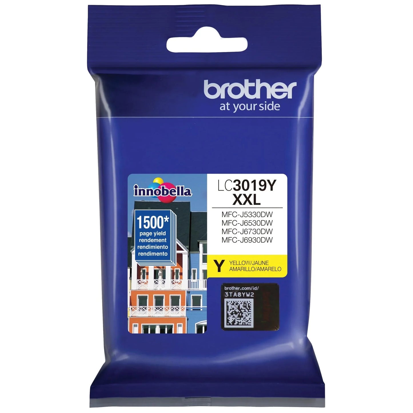New, Pre-Owned - Brother LC3019 Suprt High-Yield Yellow Ink Cartridge, LC3019Y