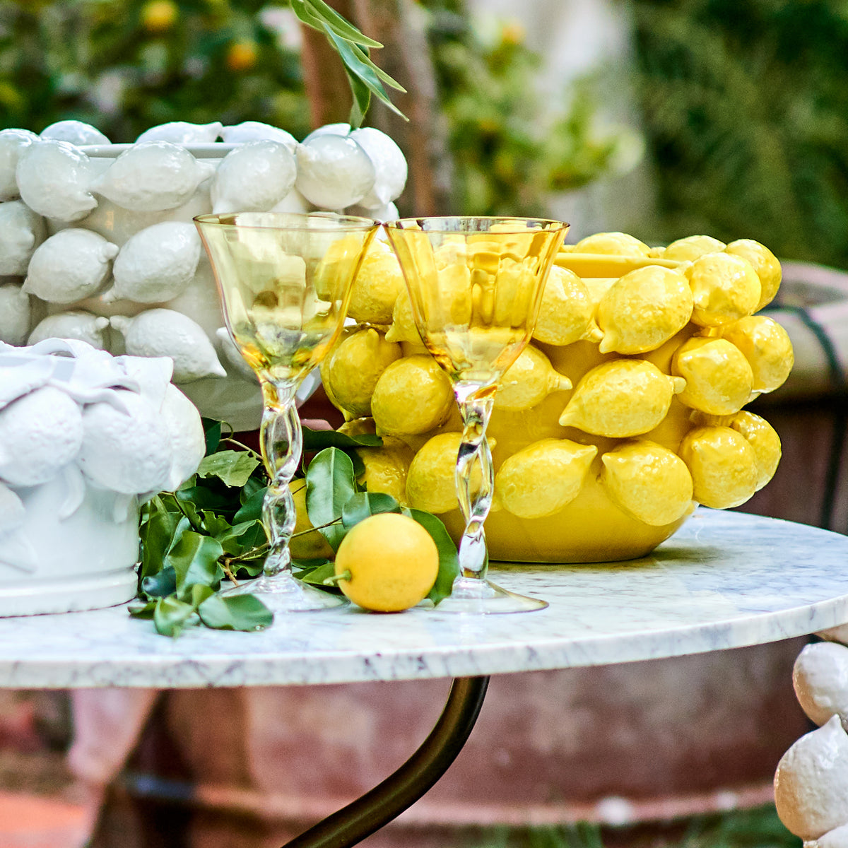 Lemon Design Ceramic Decorative Planter