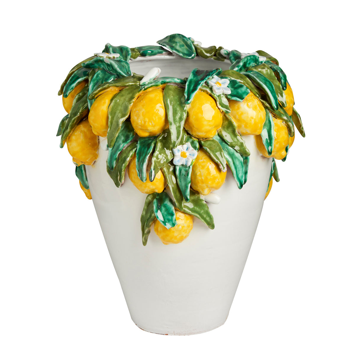 Lemons Design Ceramic Vase